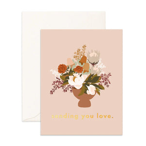 Sending You Love Greeting Card