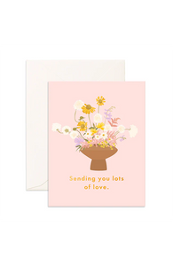 Sending You Lots Of Love Greeting Card