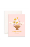 Sending You Lots Of Love Greeting Card